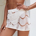 crochet mini skirt